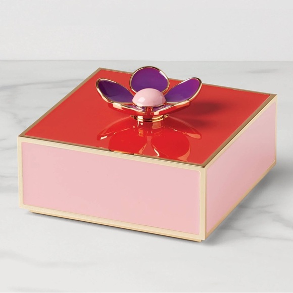 kate spade Other - NWT Kate Spade Make It Pop Floral Jewelry Box